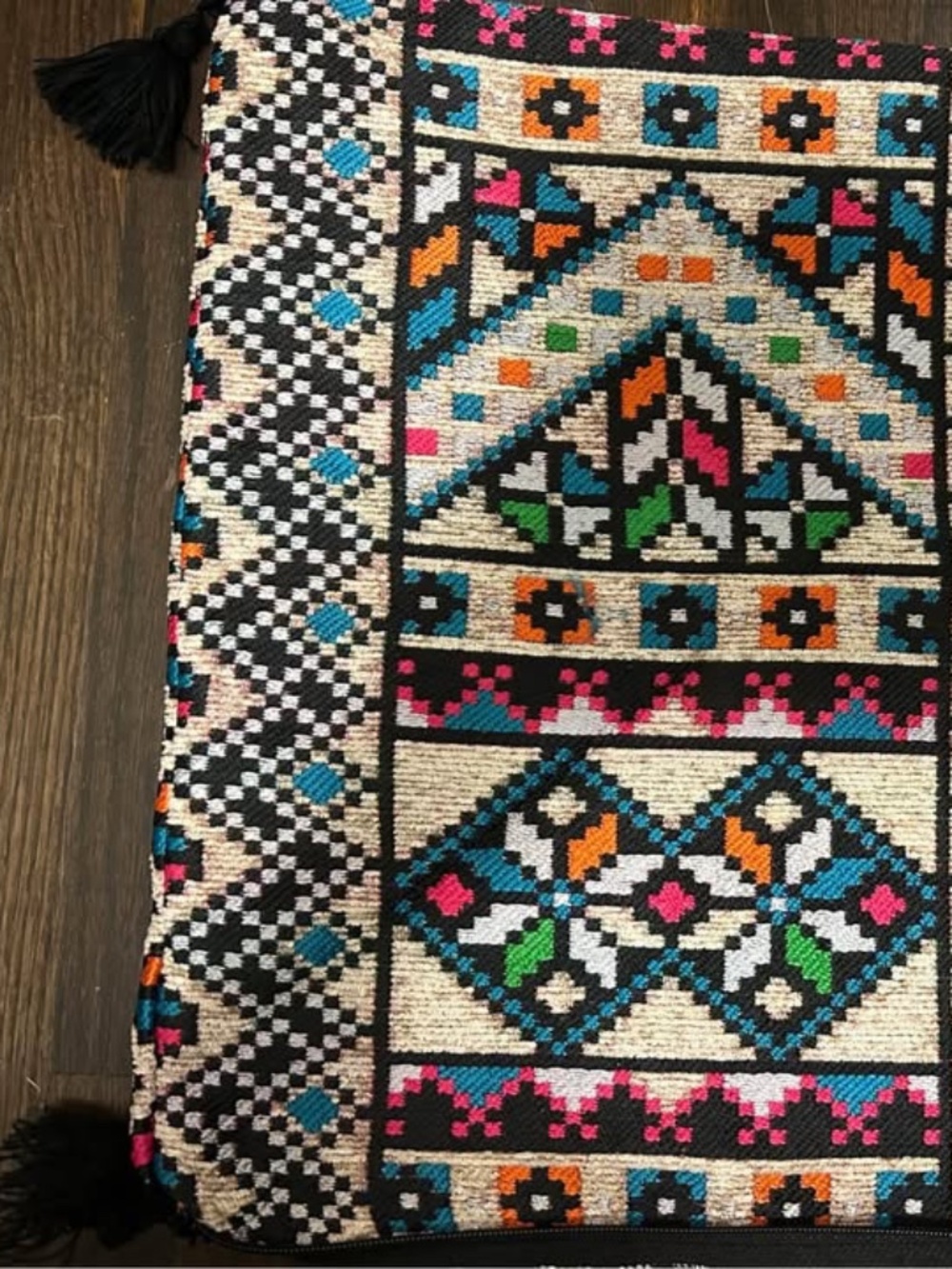 Egyptian Embroidered Cushion Cover - 45x45cm